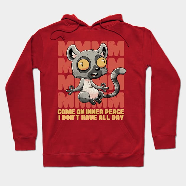 Inner Peace - Cute Funny Animal Gift Hoodie by eduely